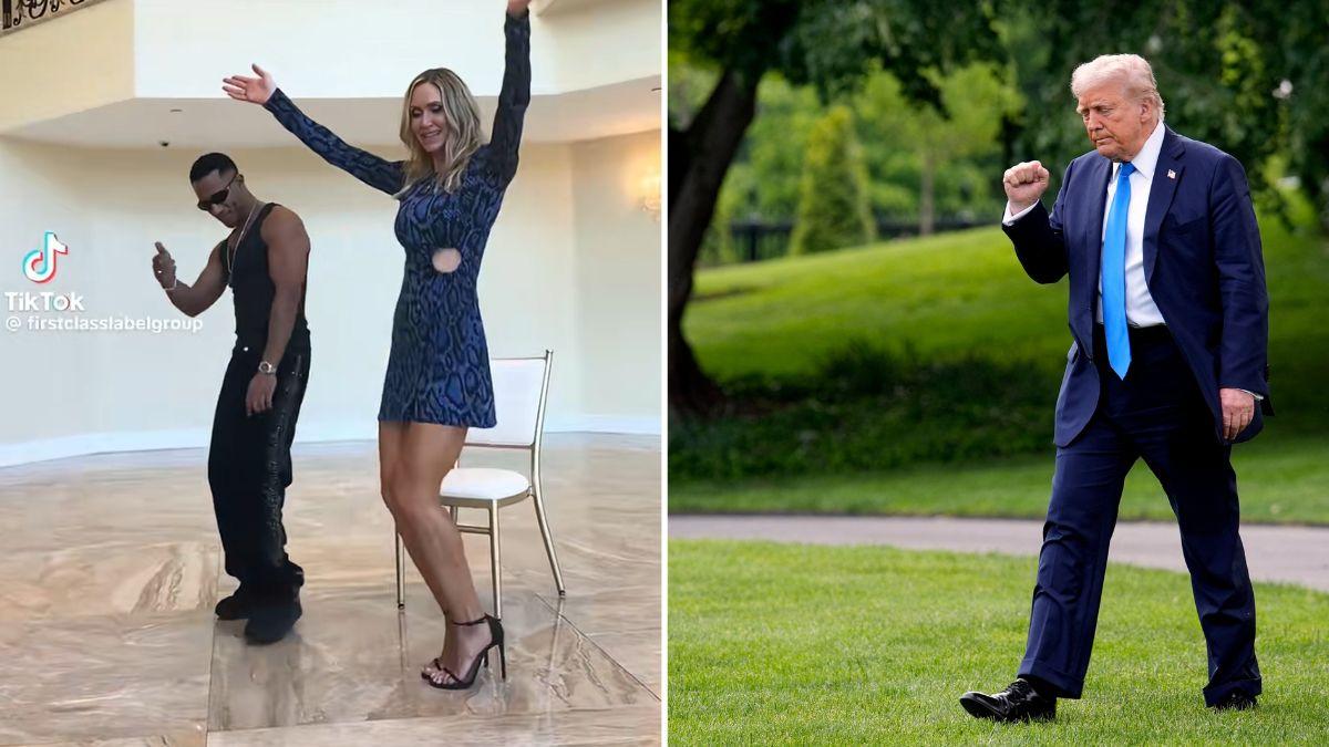 Lara Trump and Donald Trump