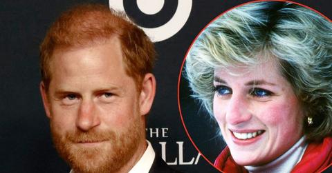picture of Prince Harry and Princess Diana