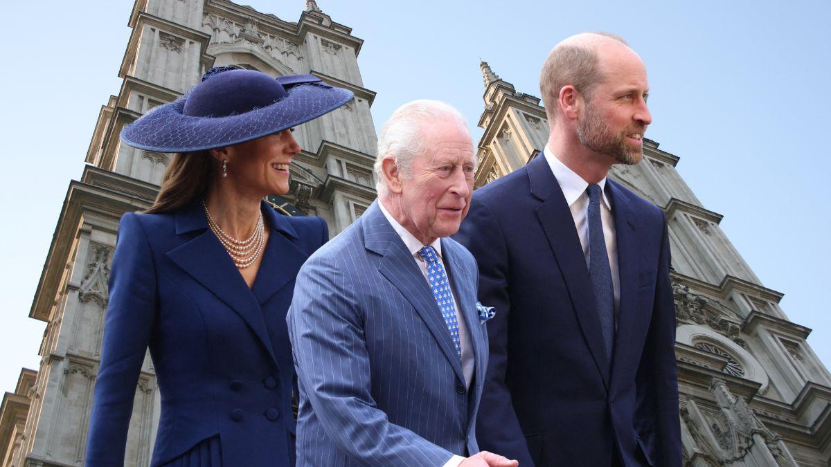 Photo of King Charles, Prince William and Princess Catherine