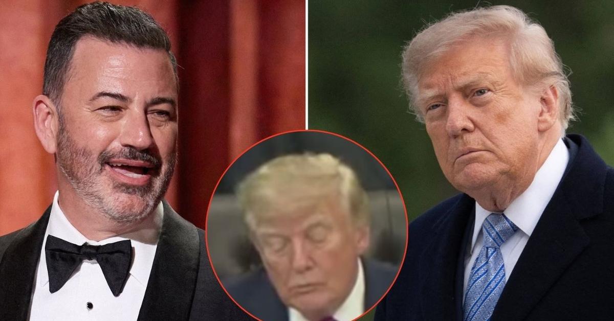 Jimmy Kimmel Trashes President for Appearing to Doze Off in Oval Office — 'Only Donald Trump Could Fall Asleep in a Press Conference With the Secretary Of Energy'