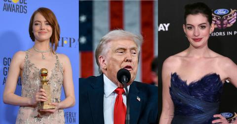 Emma Stone, Donald Trump, and Anne Hathaway