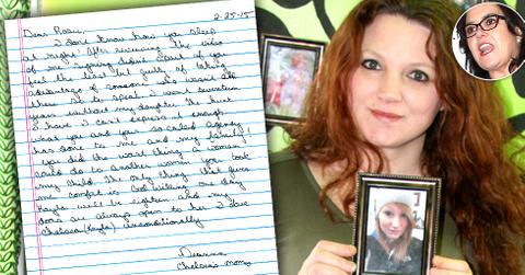 Rosie O'Donnell Adopted Daughter Mother Letter