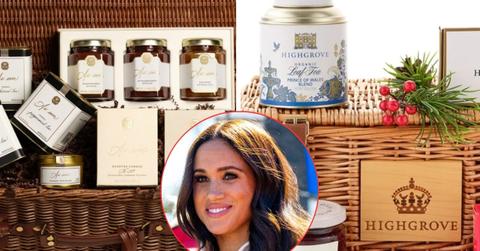 Photo of holiday baskets, Meghan Markle