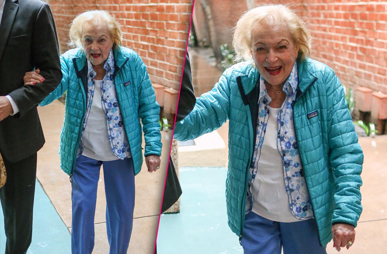 Betty White Runs Errands Before 97th Birthday Photos