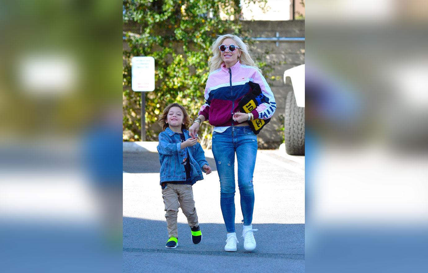 Gwen Stefani Spends Time With Son Apollo