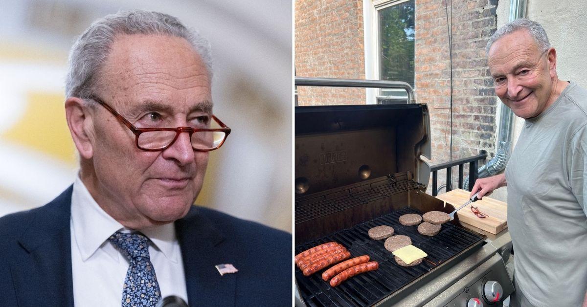 chuck schumer deletes fathers day post ridiculed burger blunder