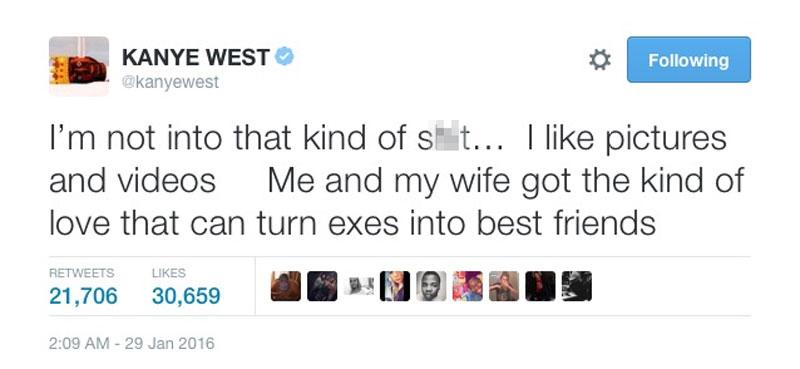 Kanye West Amber Rose Twitter Rant Butt Thing