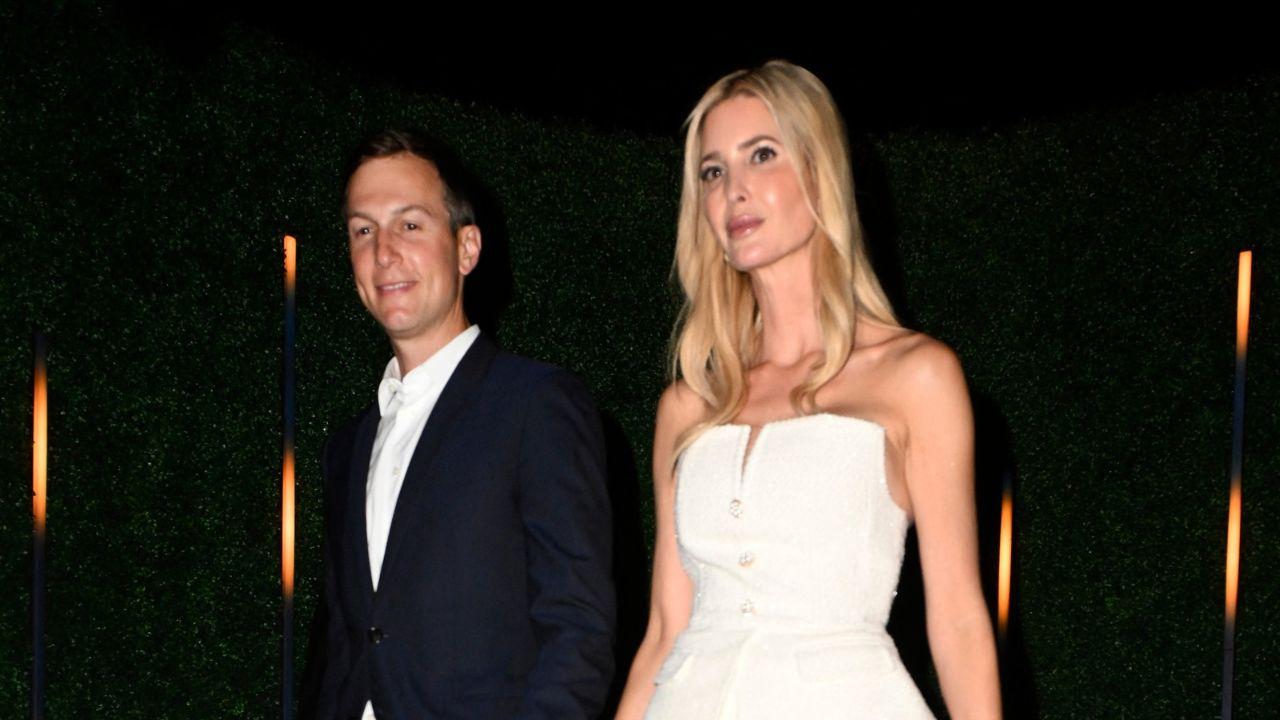 A photo of Jared Kushner and Ivanka Trump