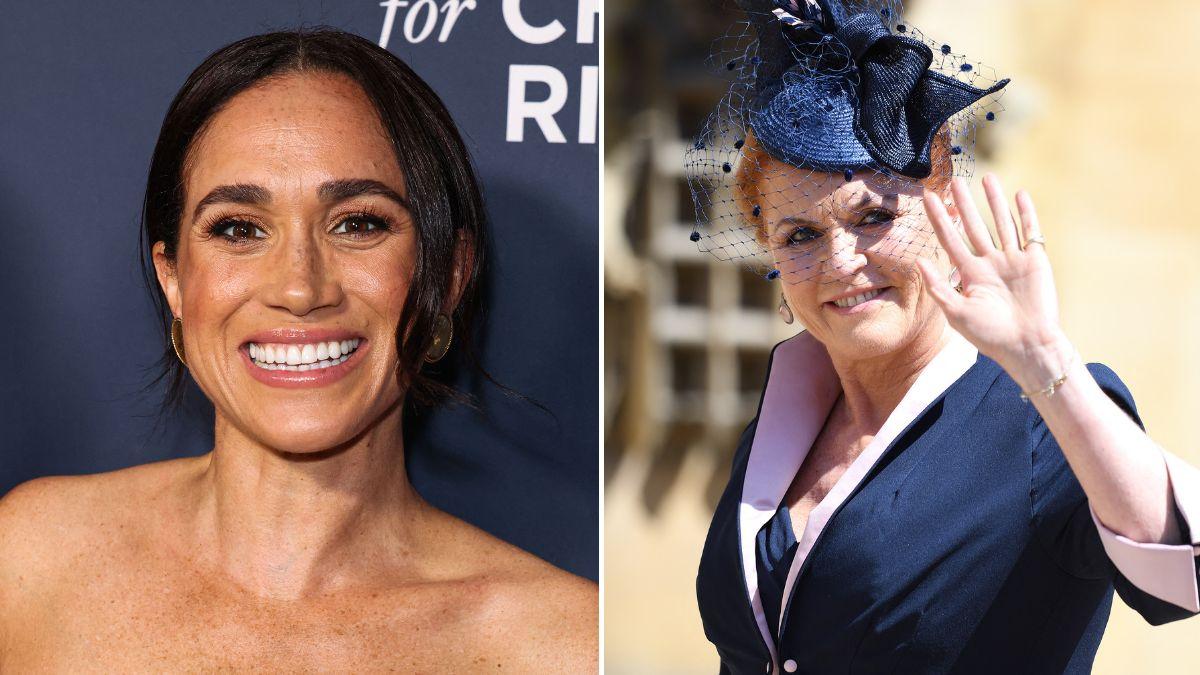 Split photos of Meghan Markle and Sarah Ferguson