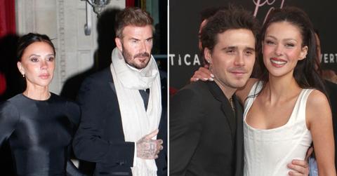 picture of Victoria Beckham, David Beckham, Brooklyn Beckham and Nicola Peltz