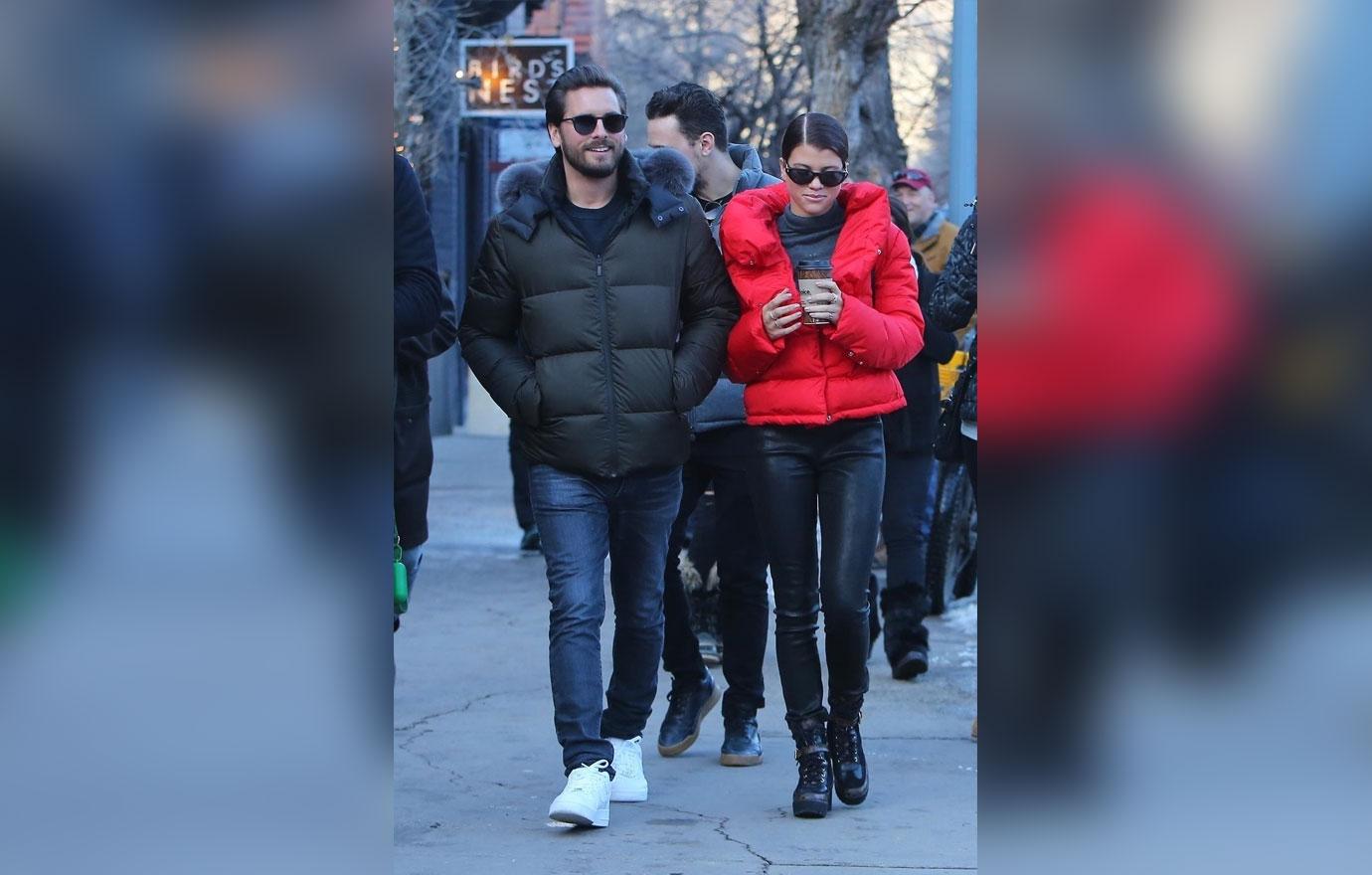 Scott Disick And Sofia Richie In Aspen Colorado