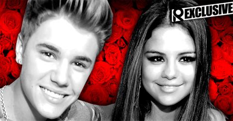 //justin bieber buys selena gomez  flowers wide