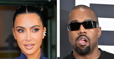 picture of Kim Kardashian and Kanye West