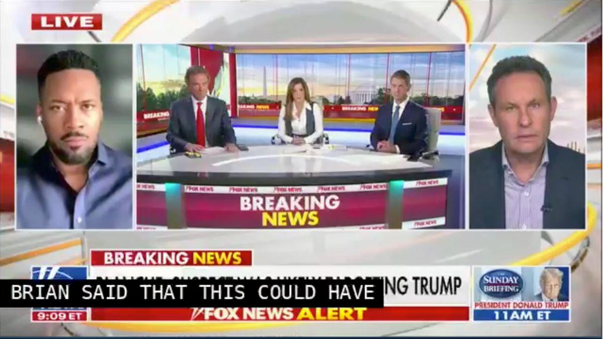 image of President Donald Trump and top officials were inside when the shooting unfolded nearby.