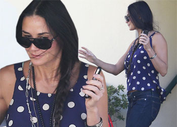 //demi moore nail salon fame