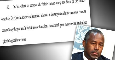 //Ben carson brain surgery lawsuits pp