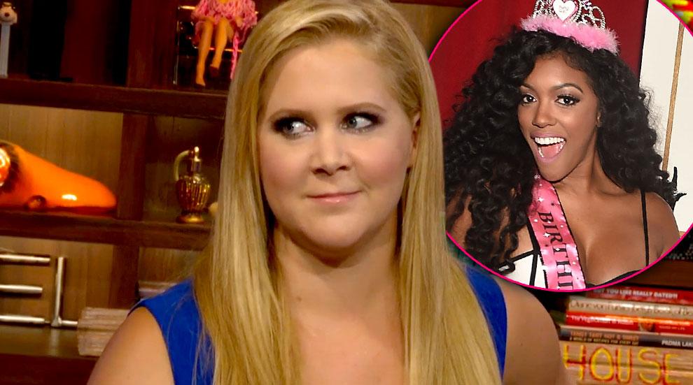 WWHL Amy Schumer Calls Porsha Williams Train Wreck