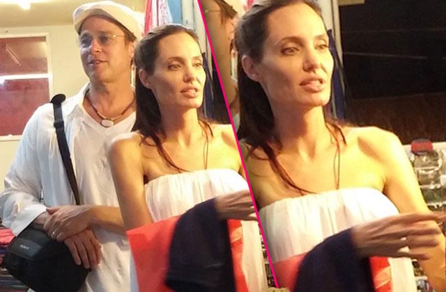 //brad pitt angelina jolie scary skinny arms cambodia pp