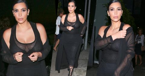 Kim Kardashian Cleavage Photos
