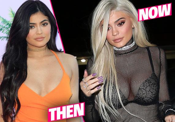 //kylie jenner boobs fake drawn on mesh bra pp