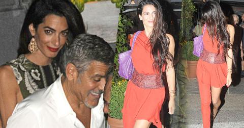 George Clooney Amal Clooney Sister Tala Alamuddin Milan