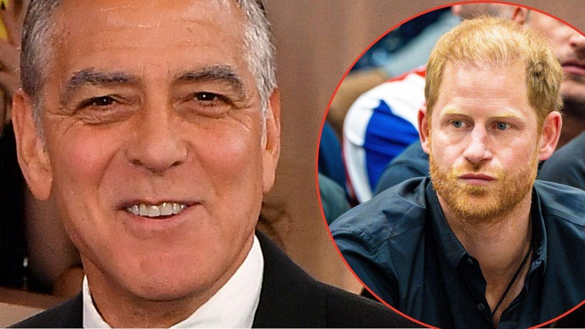 photo of George Clooney and Prince Harry