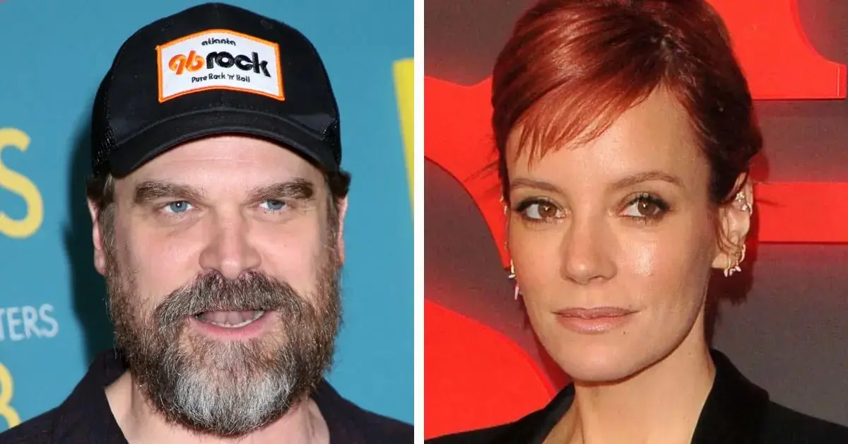 Photo of Lily Allen and David Harbour