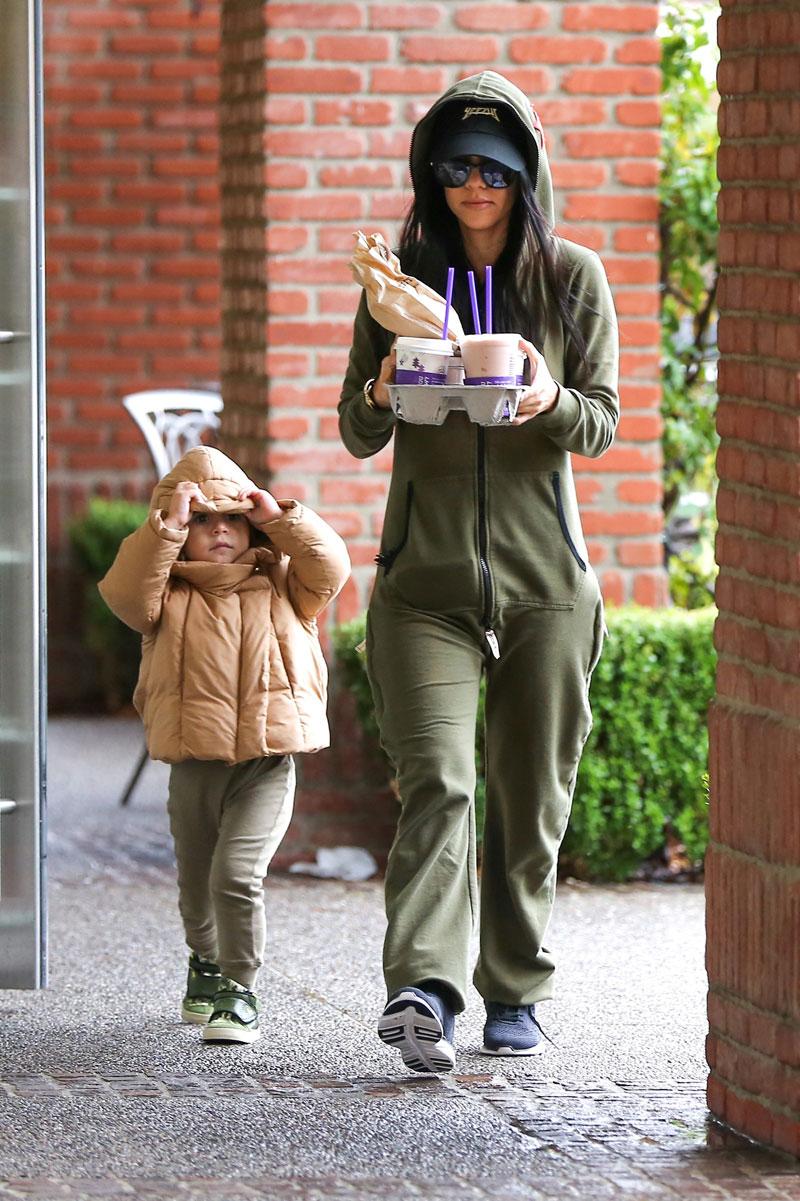 Kourtney Kardashian Scott Disick Play Date Penelope