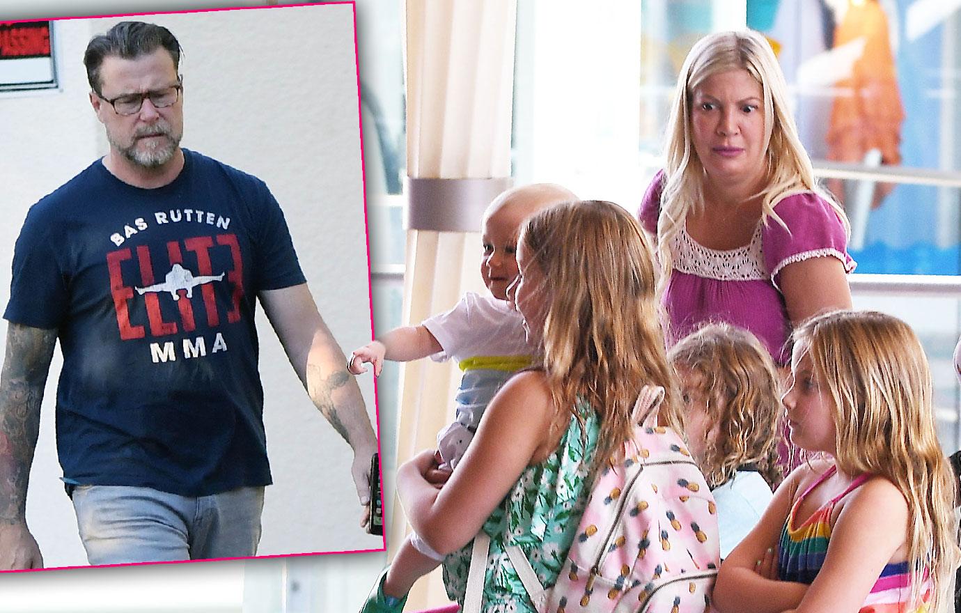 Tori Spelling And Dean McDermott Take Kids To Candytopia