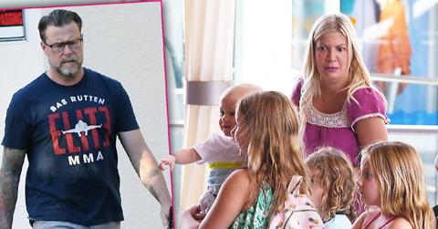 Tori Spelling And Dean McDermott Take Kids To Candytopia