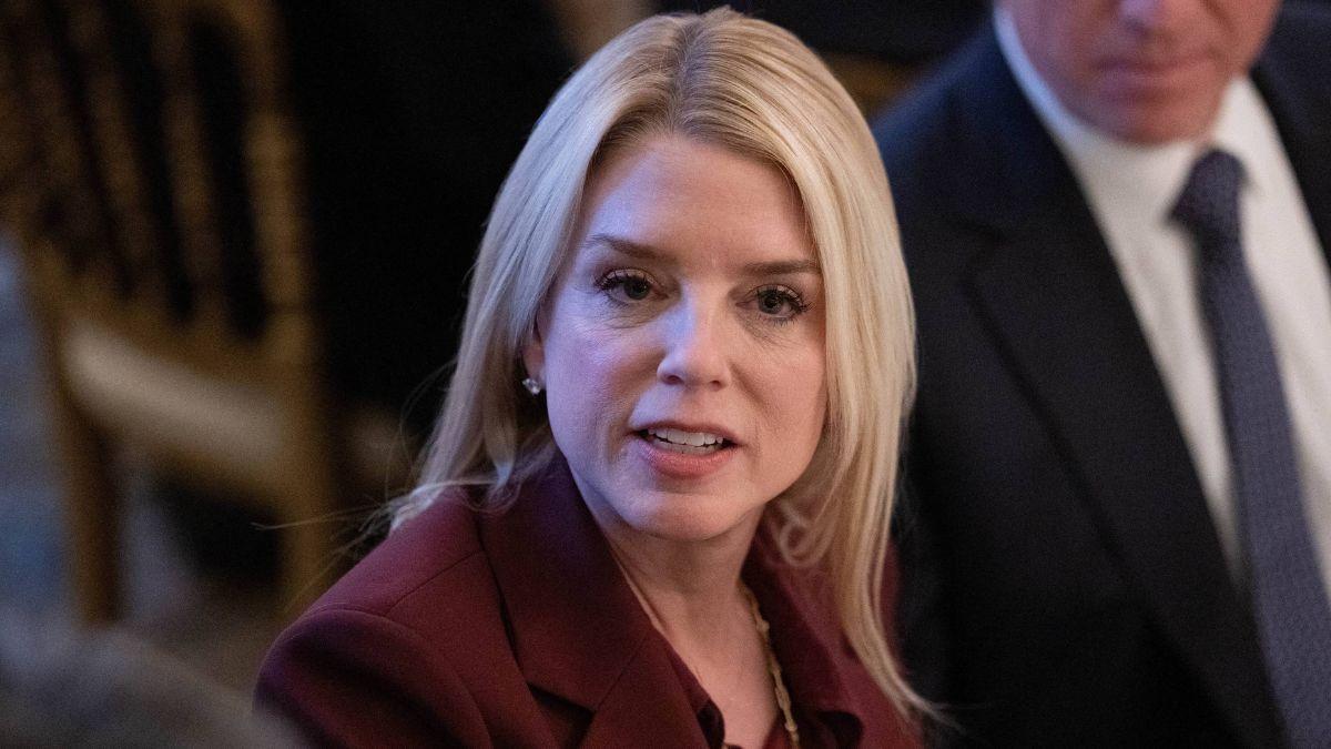 Pam Bondi was criticized for her handling of the Epstein files over the last year.