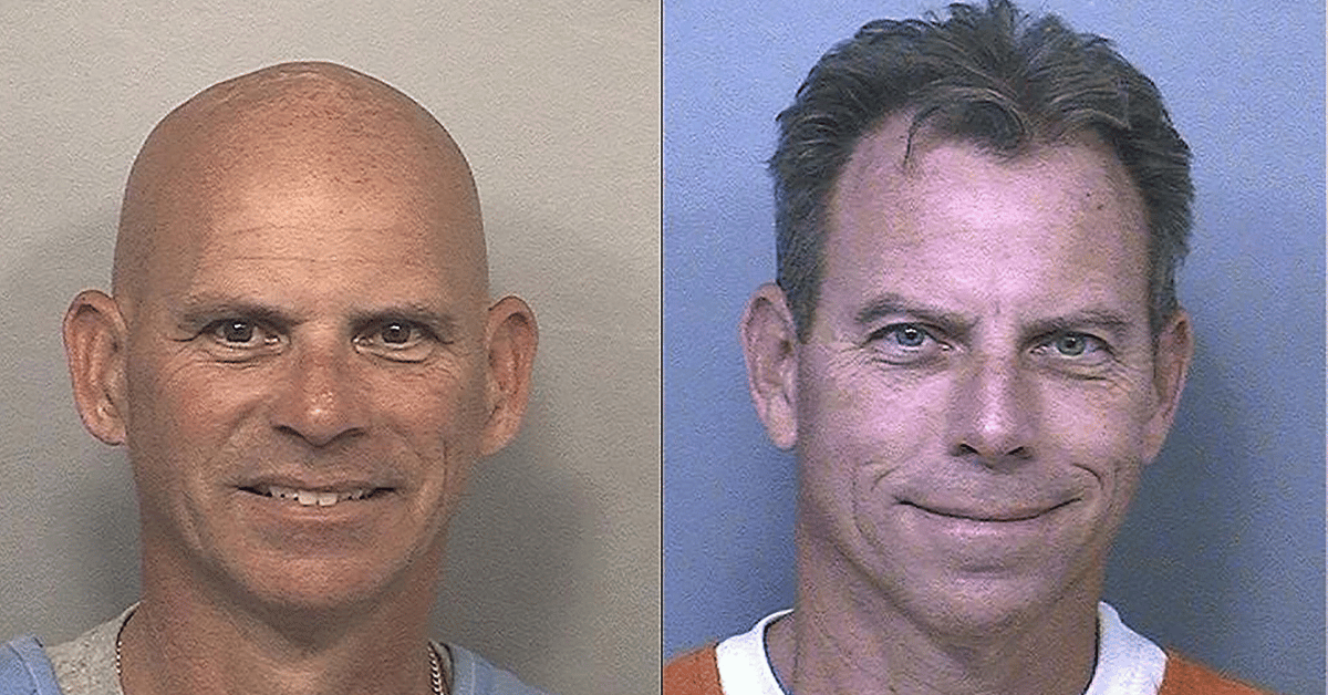Split photo of Lyle and Erik Menendez