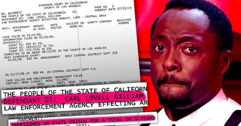 //will i am black eyes peas brother carl gilliam convicted felon spent  years prison spousal battery  pp
