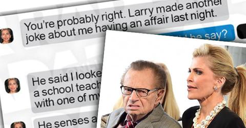 larry king shawn king cheating facebook messages divorce lawyers