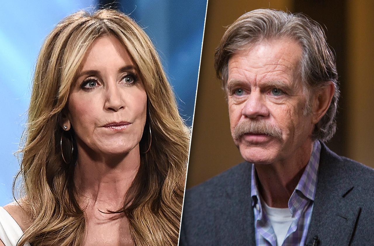 felicity huffman husband not involved william h macy college admissions scam