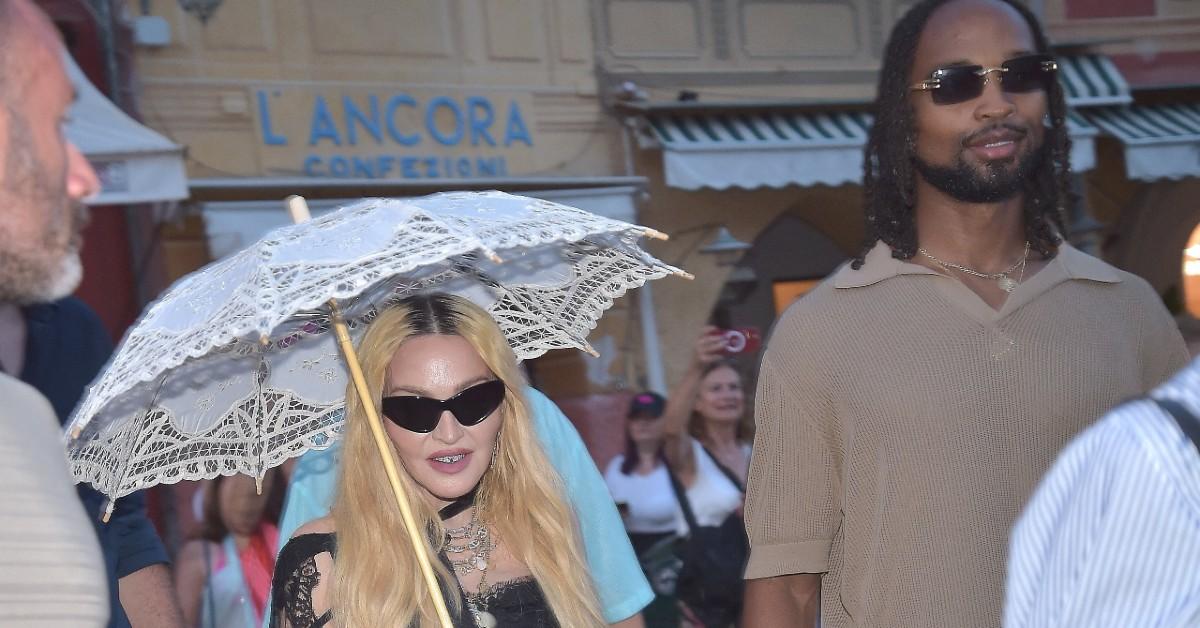 madonna young boyfriend aikeem morris out in portofino  radar