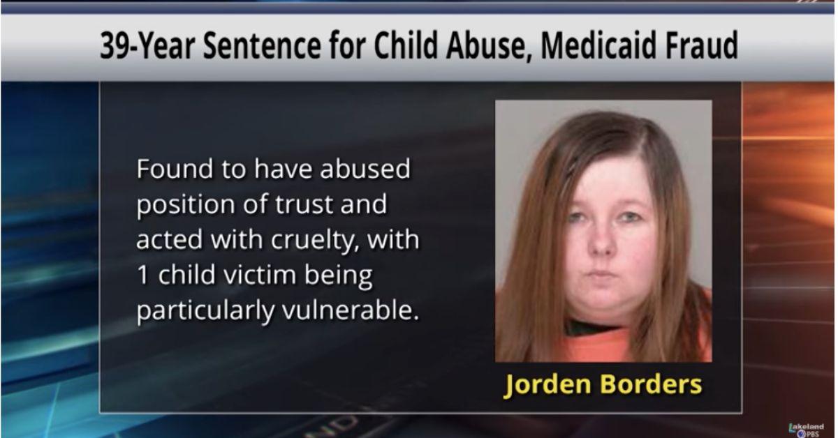 A criminal complaint revealed Jorden Borders forced her children to undergo repeated blood withdrawals.