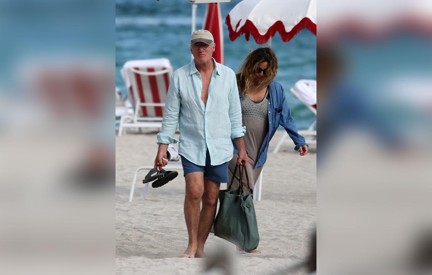 Richard Gere Pregnant Wife Alejandra Silva Miami Beach