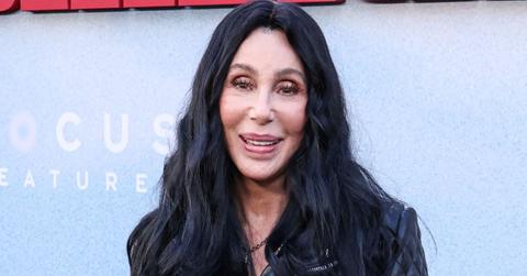 Cher Smiling Portrait Black Jacket