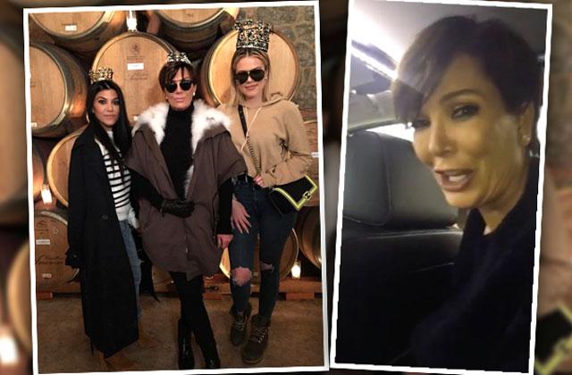 //kris jenner drunk napa wine trip pp