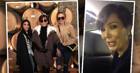//kris jenner drunk napa wine trip pp