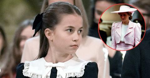 Photo of Princess Diana and Charlotte.