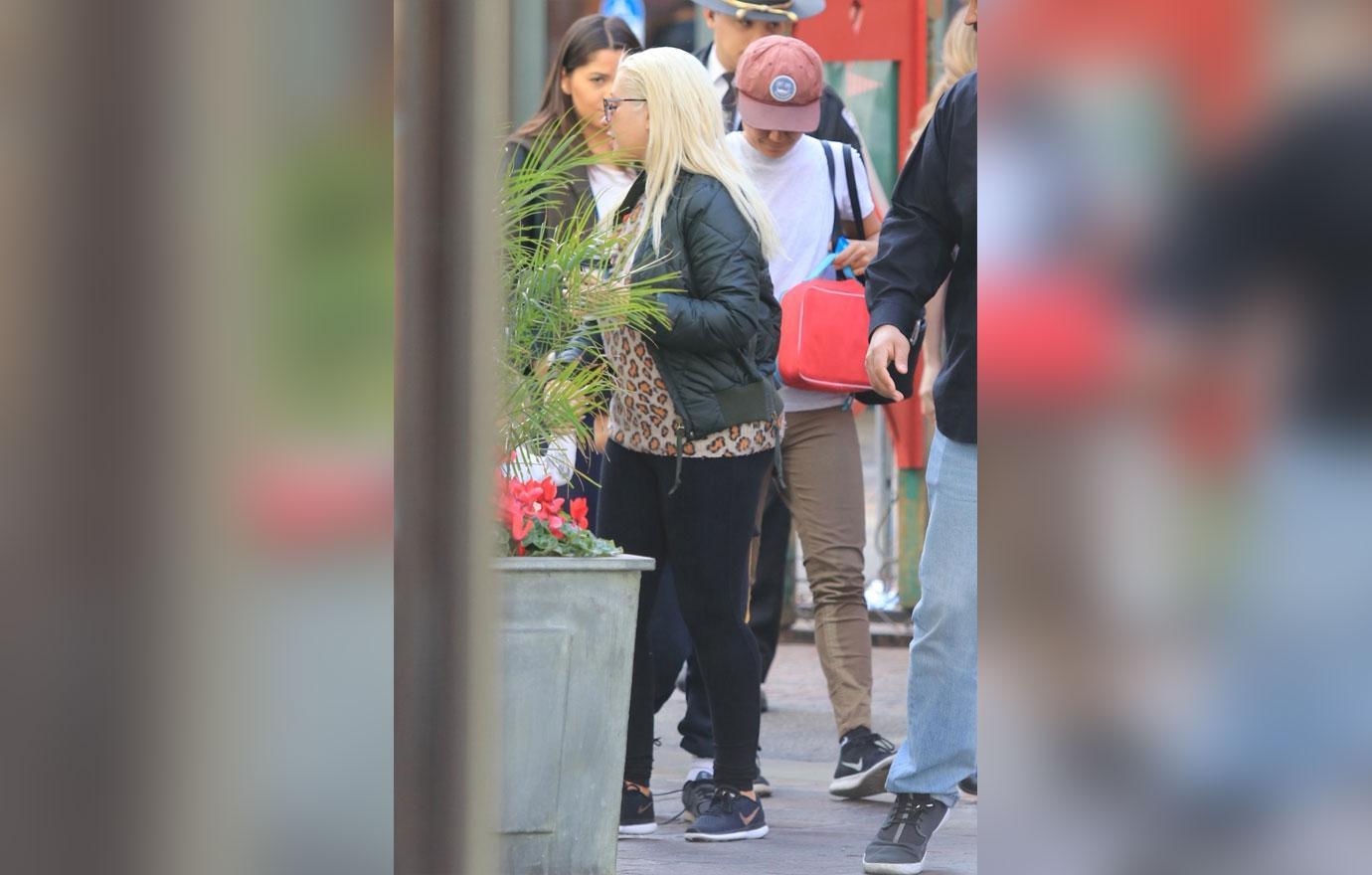 Christina Aguilera And Fiance Matthew Rutler Take Kids To Mall