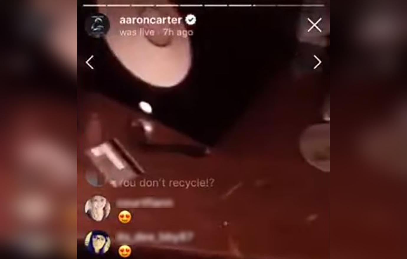 Aaron Carter Drug Video