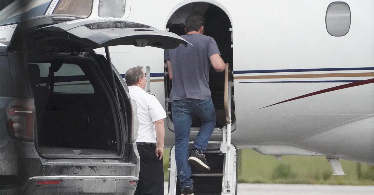 ben affleck jet georgia wedding no j lo photos