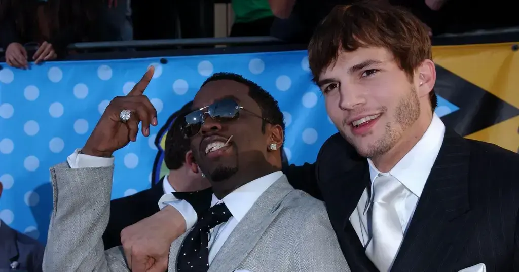 ashton kutcher friendship with diddy