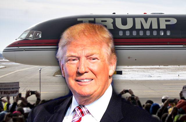 //donald trump private jet exclusive tour pp