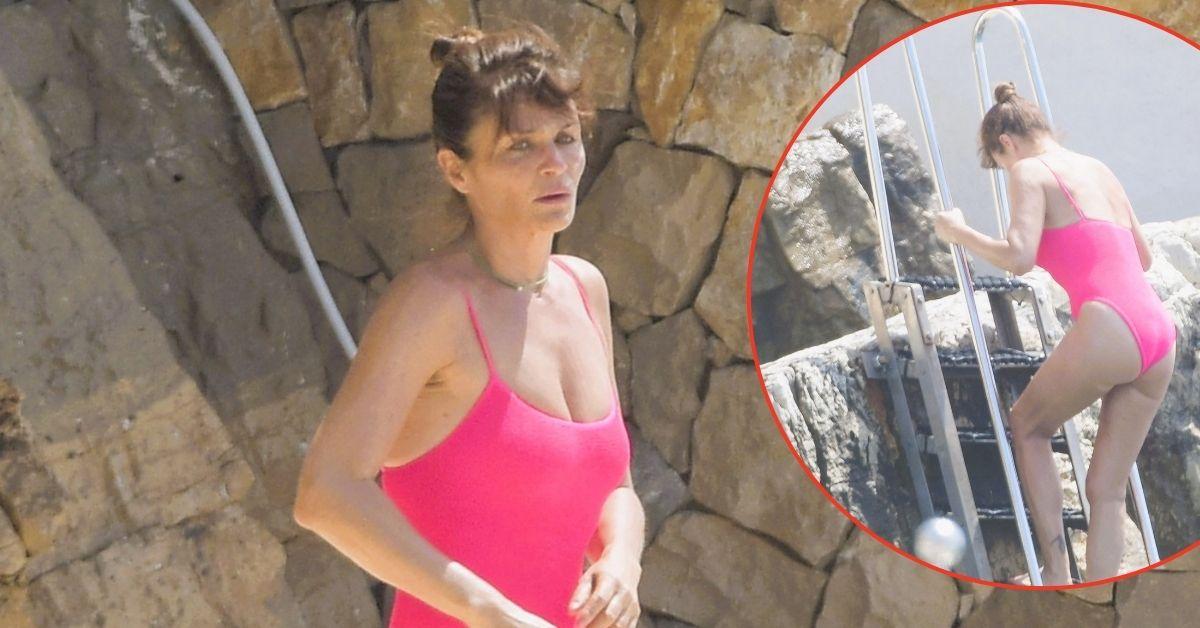 Photos of Helena Christensen.