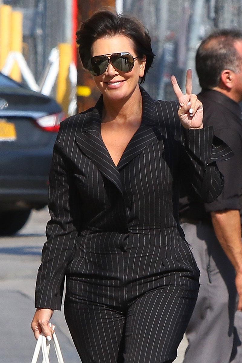 Kris Jenner fat suit popping open