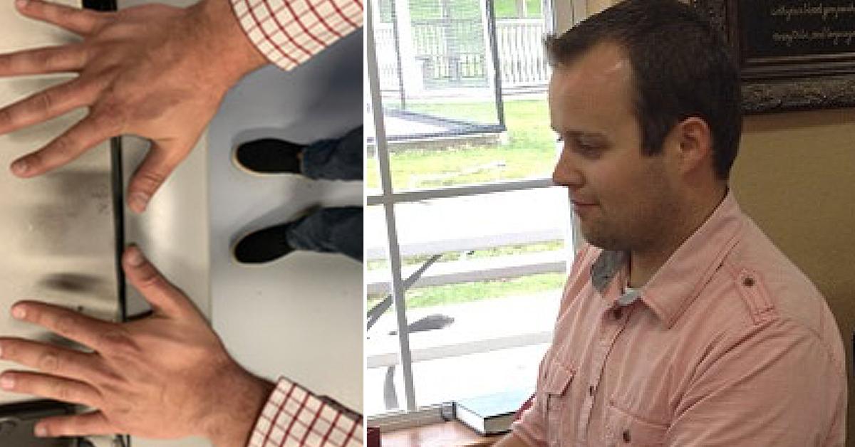 josh duggar pleads for jail photos feet hands not used evidence criminal trial